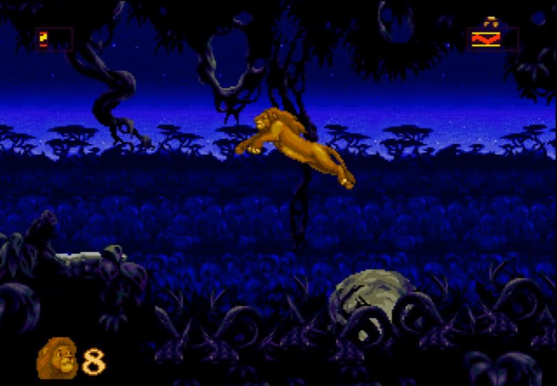 Lion King, The - геймплей игры Sega Mega Drive\Genesis